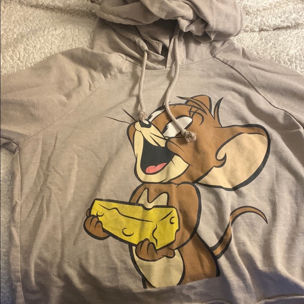 Tom and jerry Long sleeve shirt with hoodie